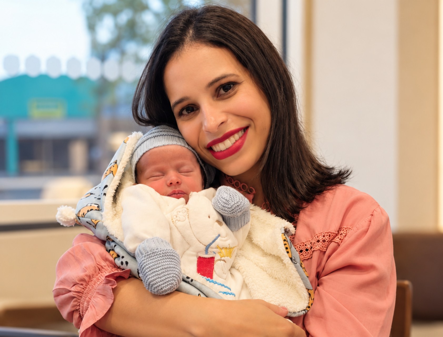 Sara Valéria com seu filho